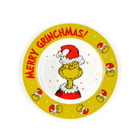 PLATZTELLER The Grinch Merry Grinchmas Grün 26,5 cm - Grün, Keramik (26.5cm) - United Labels