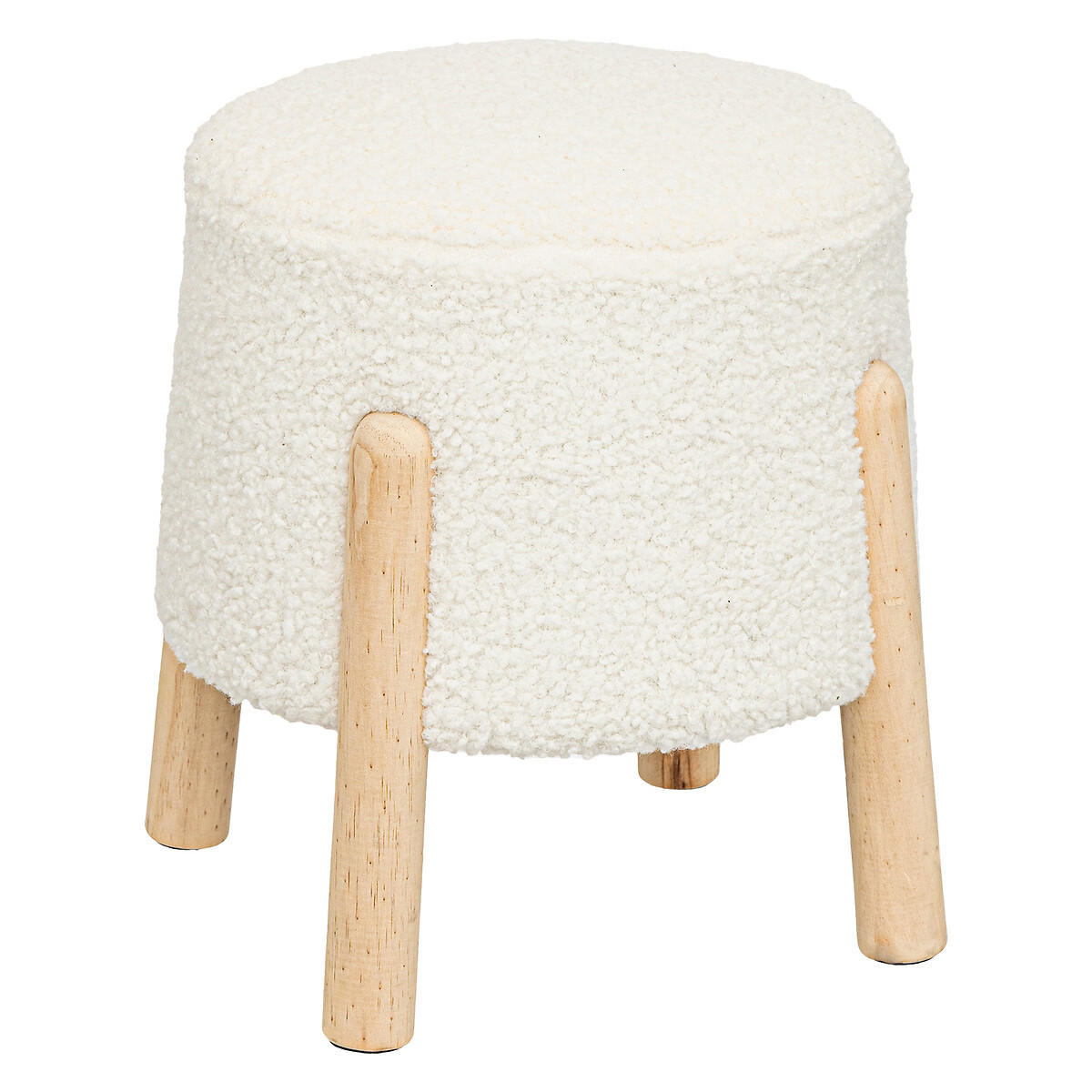 Atmosphera Createur d´interieur Pouf Weiß 35x41.5x41 cm