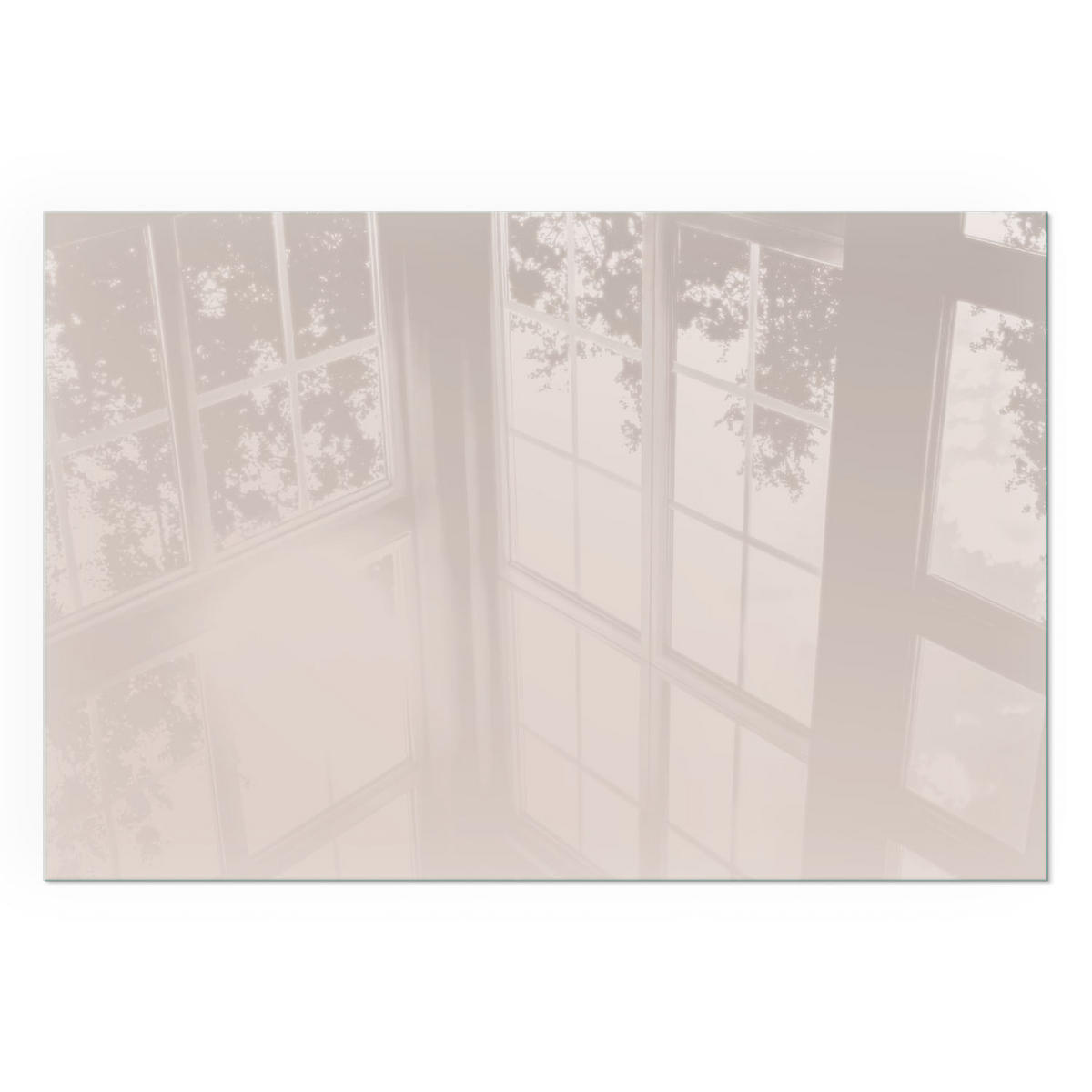 GLASPLATTE für Kamin 60x40 cm - Beige, Glas (60/40/0.4cm) - TULUP