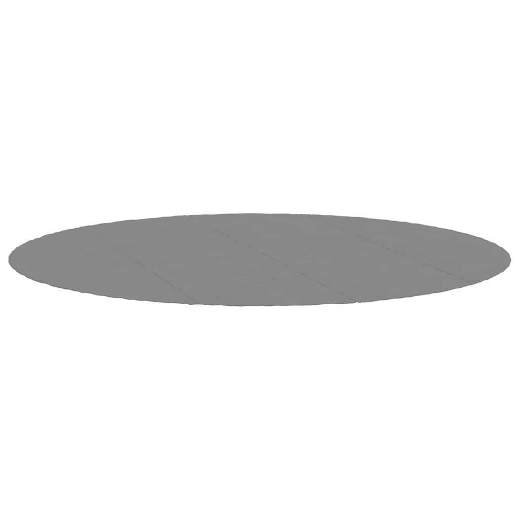 POOL-BODENTUCH Hellgrau Ø500 Cm Polyester Geotextil - Grau, Textil (500/500cm) - vidaXL