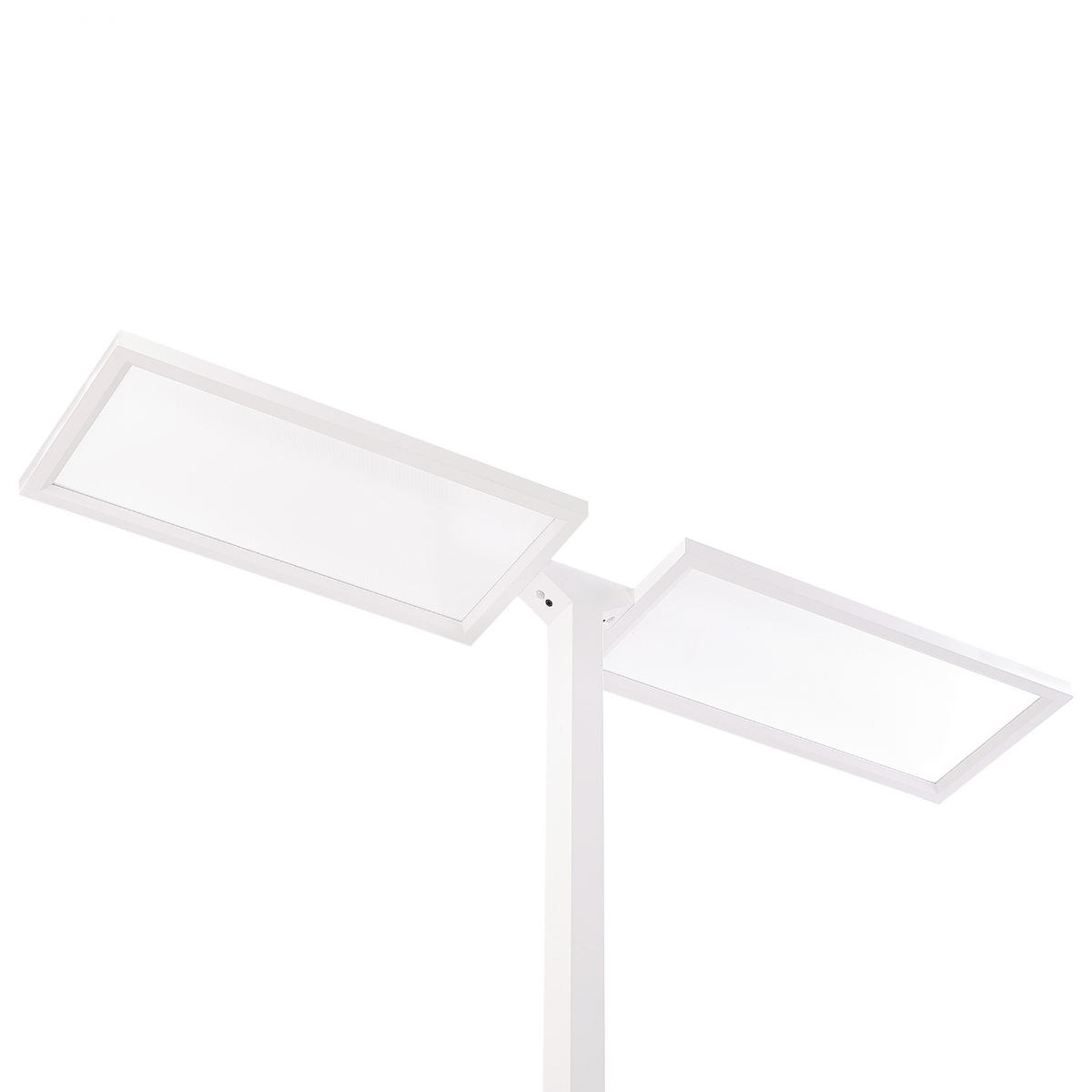 STEHLAMPE Sculptor 30/135/197 cm - Weiß, Metall (30/135/197cm) - Beliani
