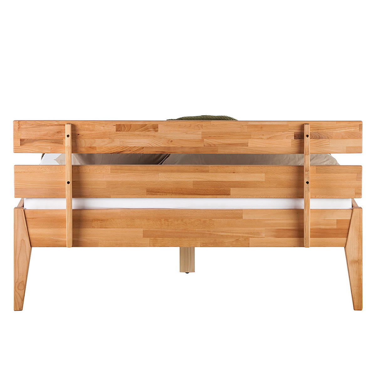 BETT - Massivholz - Kernbuche, Holz (140/200cm) - home24
