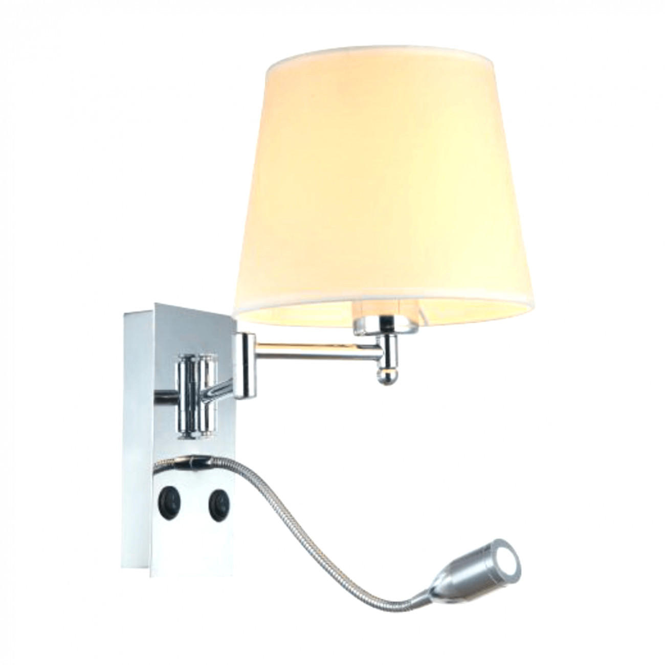 WANDLEUCHTE Aras, Weiß, 42cm - Weiß, Metall (20/42/40cm) - KOSILUM