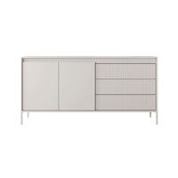 SIDEBOARD Falsetto Beige 153 cm - Beige, Holzwerkstoff/Metall (153/81.5/39.5cm) - Selsey