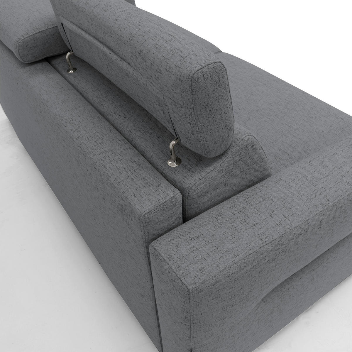 SCHLAFSOFA Avalon - Grau, Textil (200/100/95cm) - Divani.store