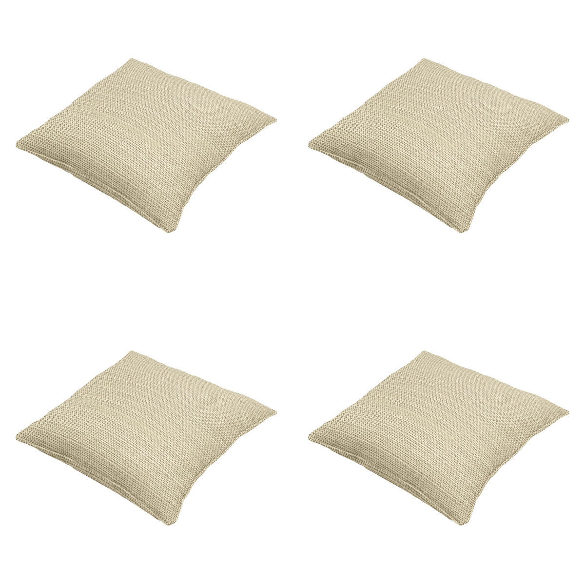 DEKORATIONSKISSEN Richmond - Beige - 50/50/10 cm - 4er-Set - Beige, Textil (50/50cm) - Madison