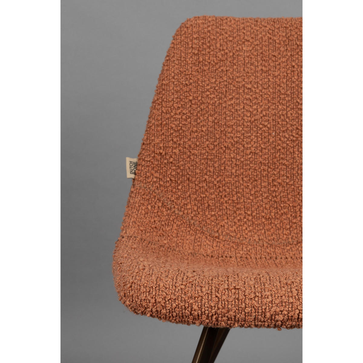 ESSZIMMERSTUHL Franky Terra/ Rot - 2 er Set - Rot/Terracotta, Kunststoff (46/83/56cm) - Dutchbone