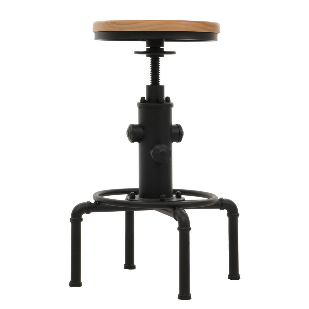 BARHOCKER Hellbraun 2er-Set - Hellbraun, Holz (34/85/34cm) - MCW