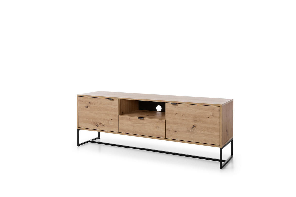 TV-LOWBOARD BEIGE - Beige, Holzwerkstoff (153/54/39cm) - FURNLUX