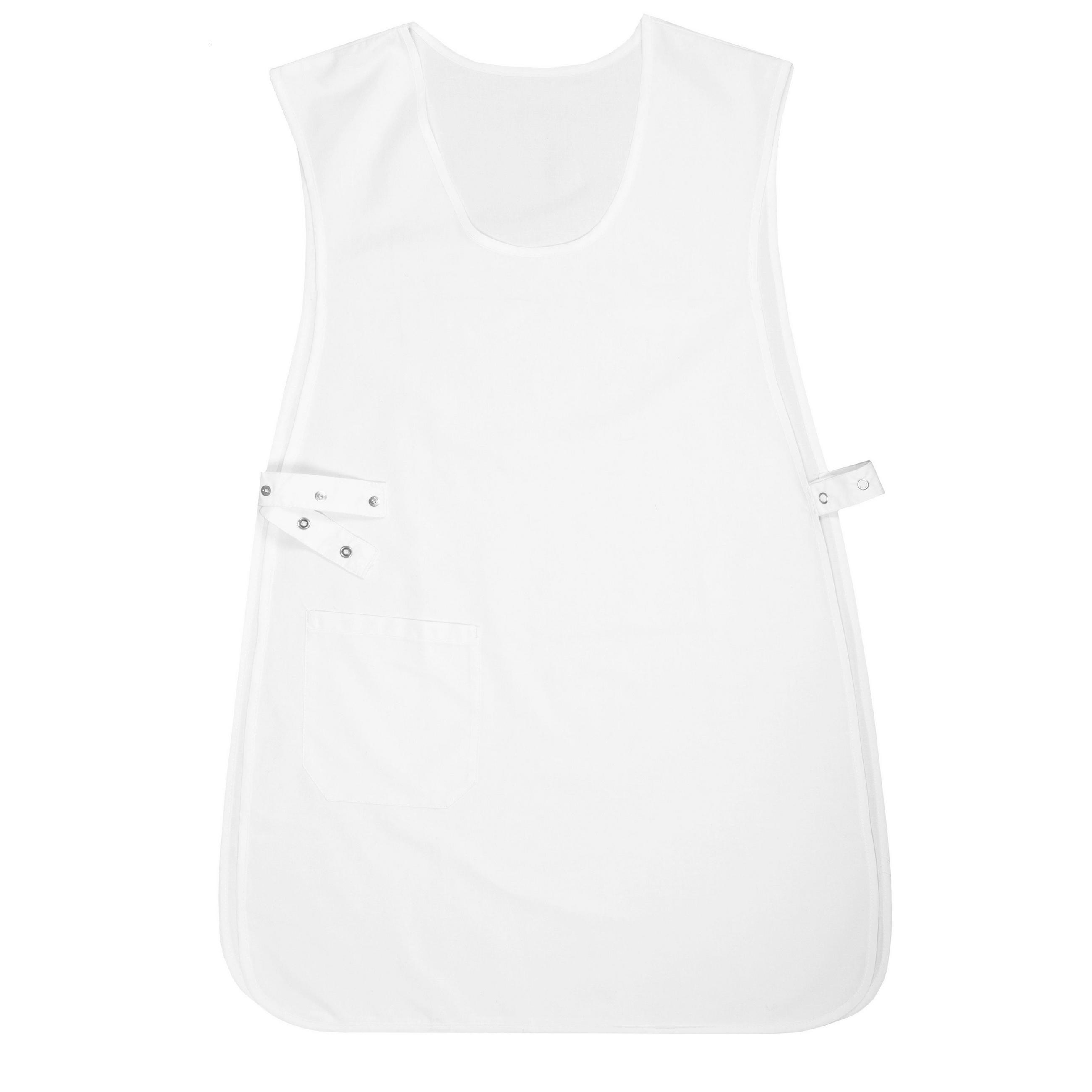 SCHÜRZE , onsize, 65% Polyester, 35% Baumwolle, Weiß - Weiß, Textil (27/37cm) - Zollner