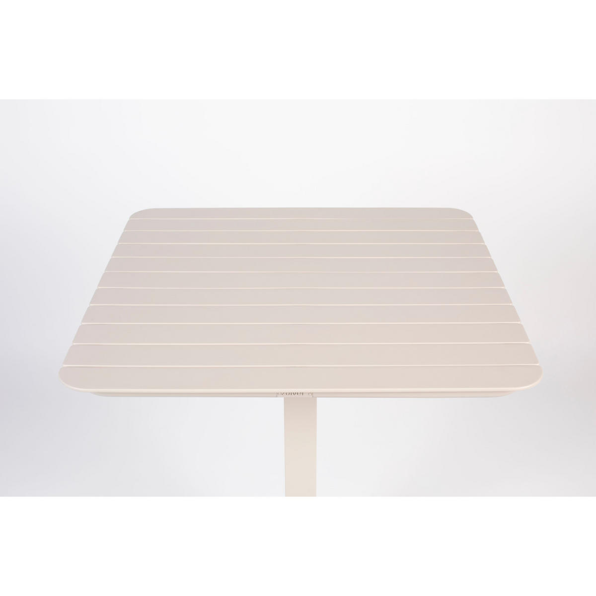 BISTROTISCH Vondel Garten 71x71 cm Weiß - Weiß, Metall (71/71/75cm) - Zuiver