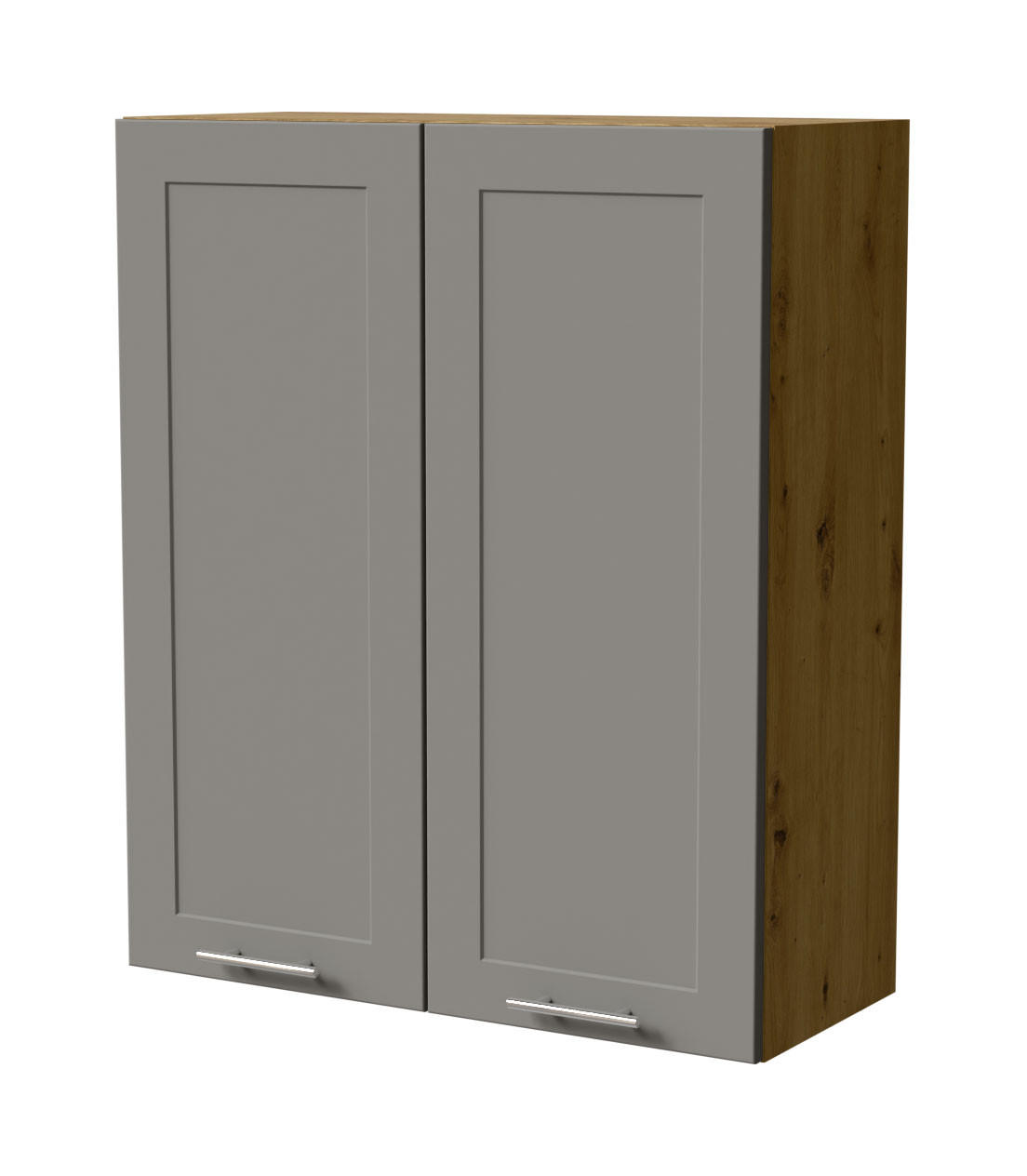 HÄNGESCHRANK Oslo W4/80 Eiche Artisan / Dust Grey Matt 80 / 32,5 / 96cm - Eiche Artisan/Grau, Holz/Holzwerkstoff (80/96/32.5cm) - Feldmann-Wohnen