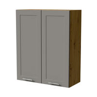 HÄNGESCHRANK Oslo W4/80 Eiche Artisan / Dust Grey Matt 80 / 32,5 / 96cm - Eiche Artisan/Grau, Holz/Holzwerkstoff (80/96/32.5cm) - Feldmann-Wohnen