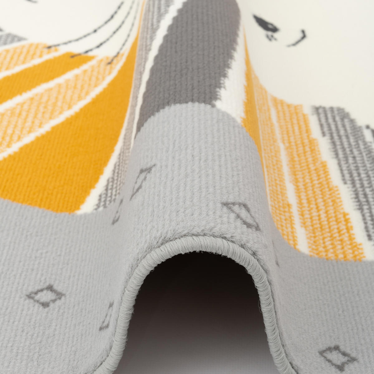 KINDERTEPPICH TRENDLINE LÖWE - Gelb/Grau, Textil (160/230cm) - Pergamon