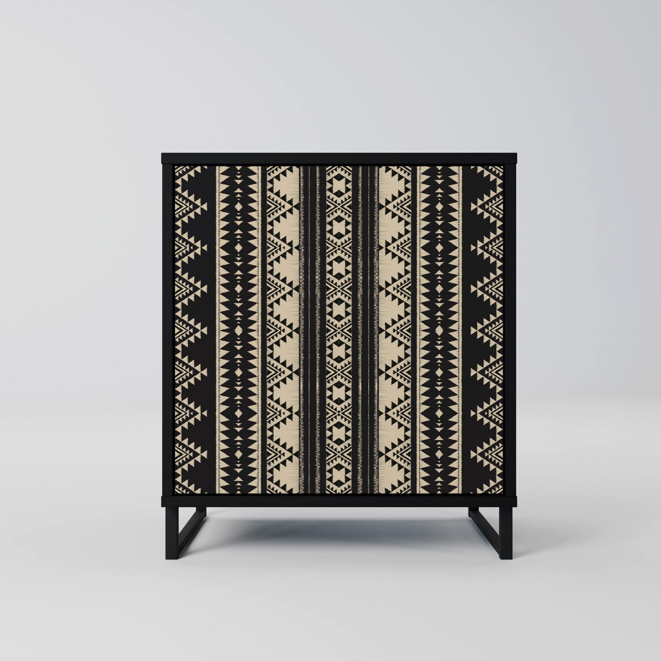 SpaceRebels Sideboard Schwarz 57.5x67.5x42 cm