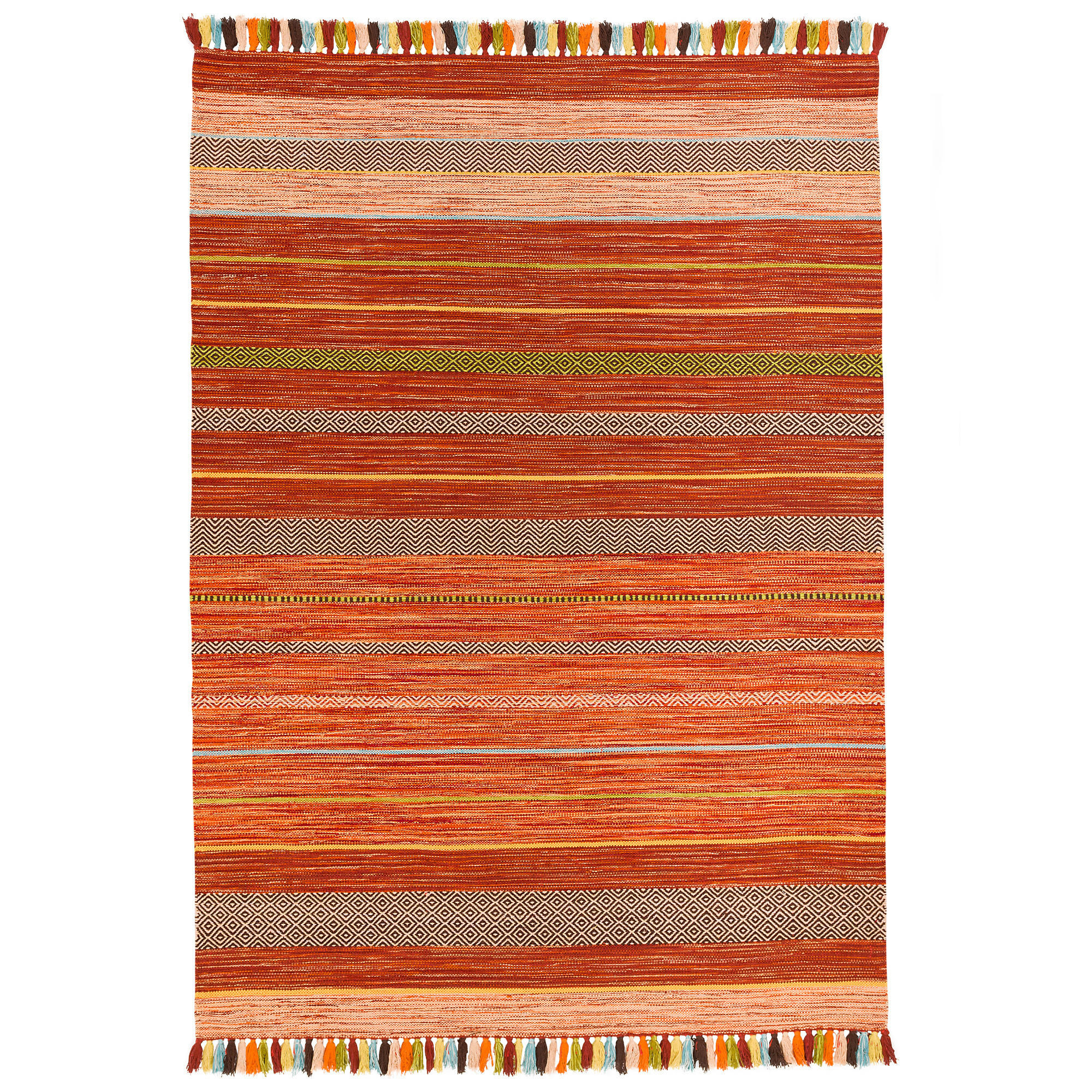 NATUR TEPPICH KELIM KALLEEN - Terracotta, Textil (170/240cm) - Pergamon