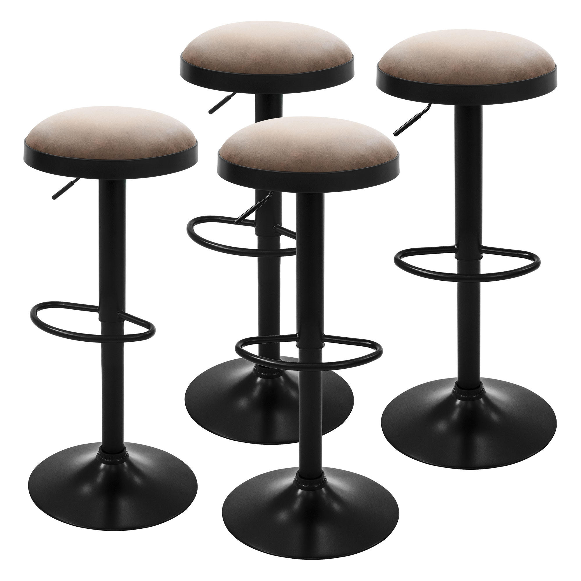 Ml-Design Barhocker Braun 38x84x38 cm
