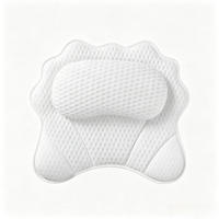 BADEKISSEN – 42 x 44 x 7 cm – Weiß - Weiß, Textil (42/21cm)