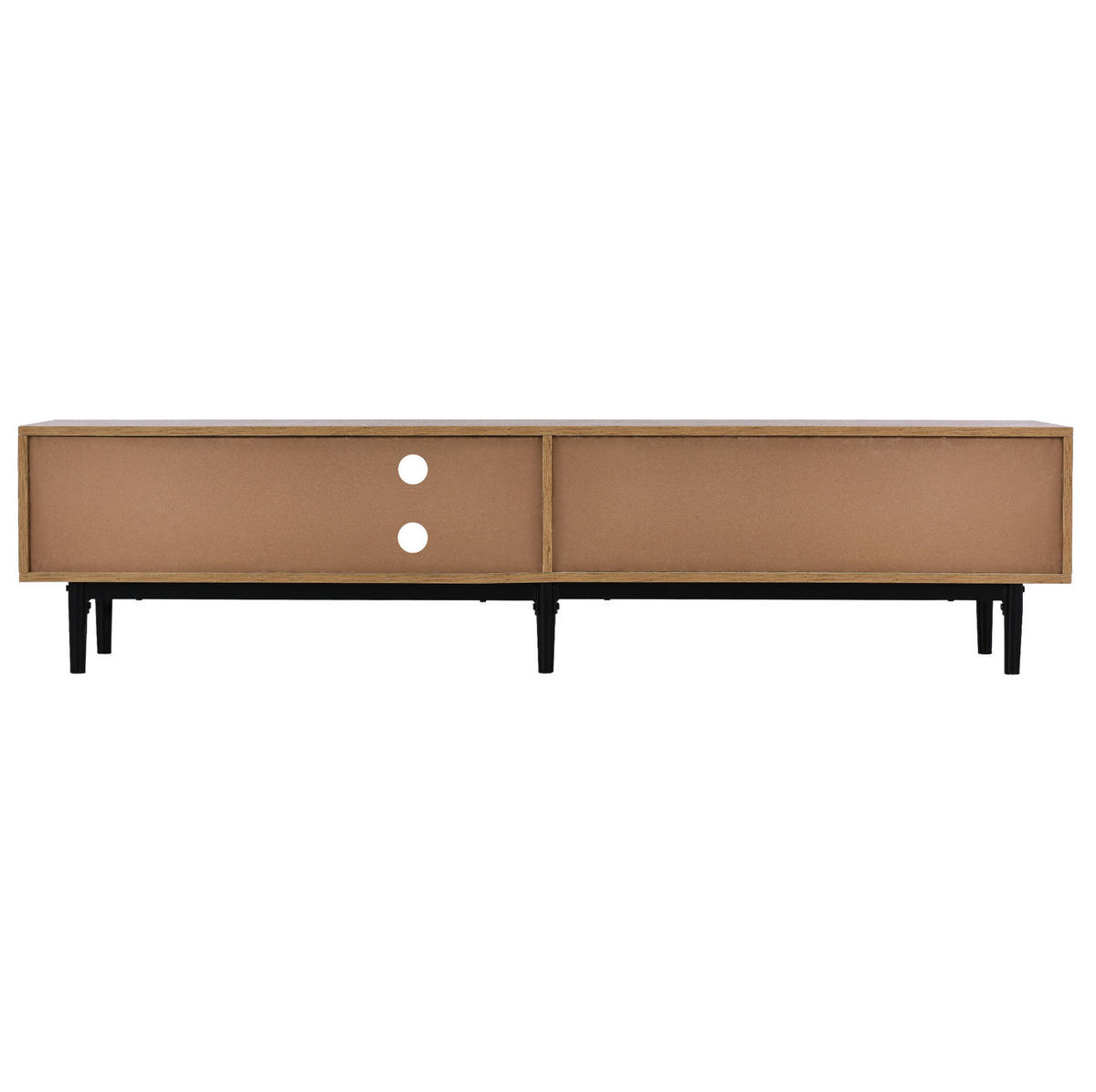 TV-SCHRANK 175/31/41 cm Hell-Eiche MDF mit variablen LED-Leuchten - Eichefarben, Holzwerkstoff (175/41/31cm) - OKWISH