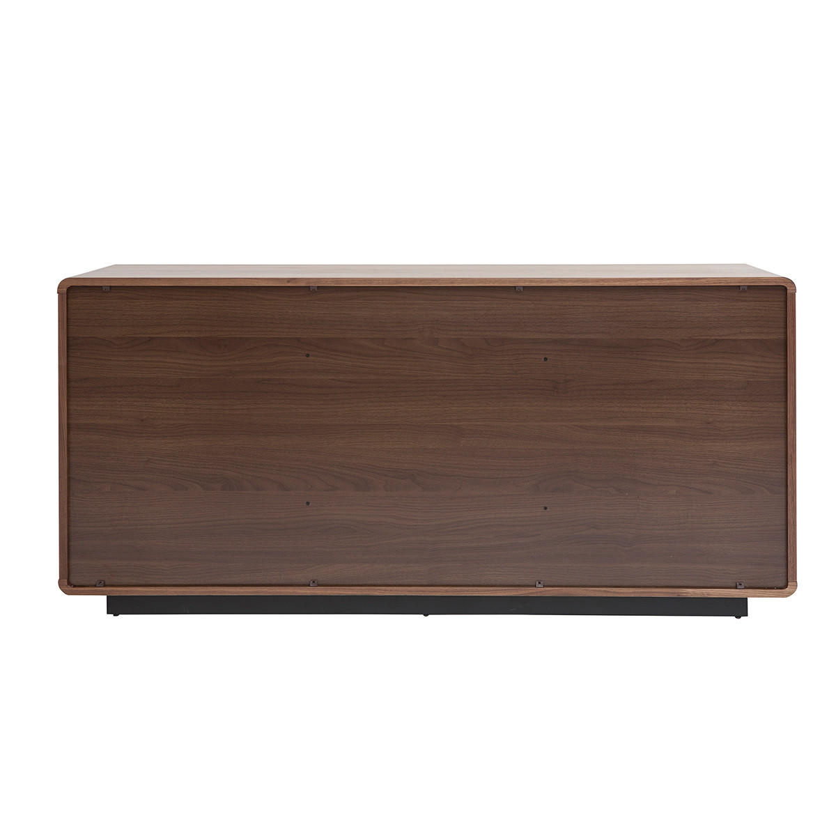 SIDEBOARD Nussbaumoptik 160 cm JAKO - Walnussfarben, Holz (42/78/160cm) - Miliboo
