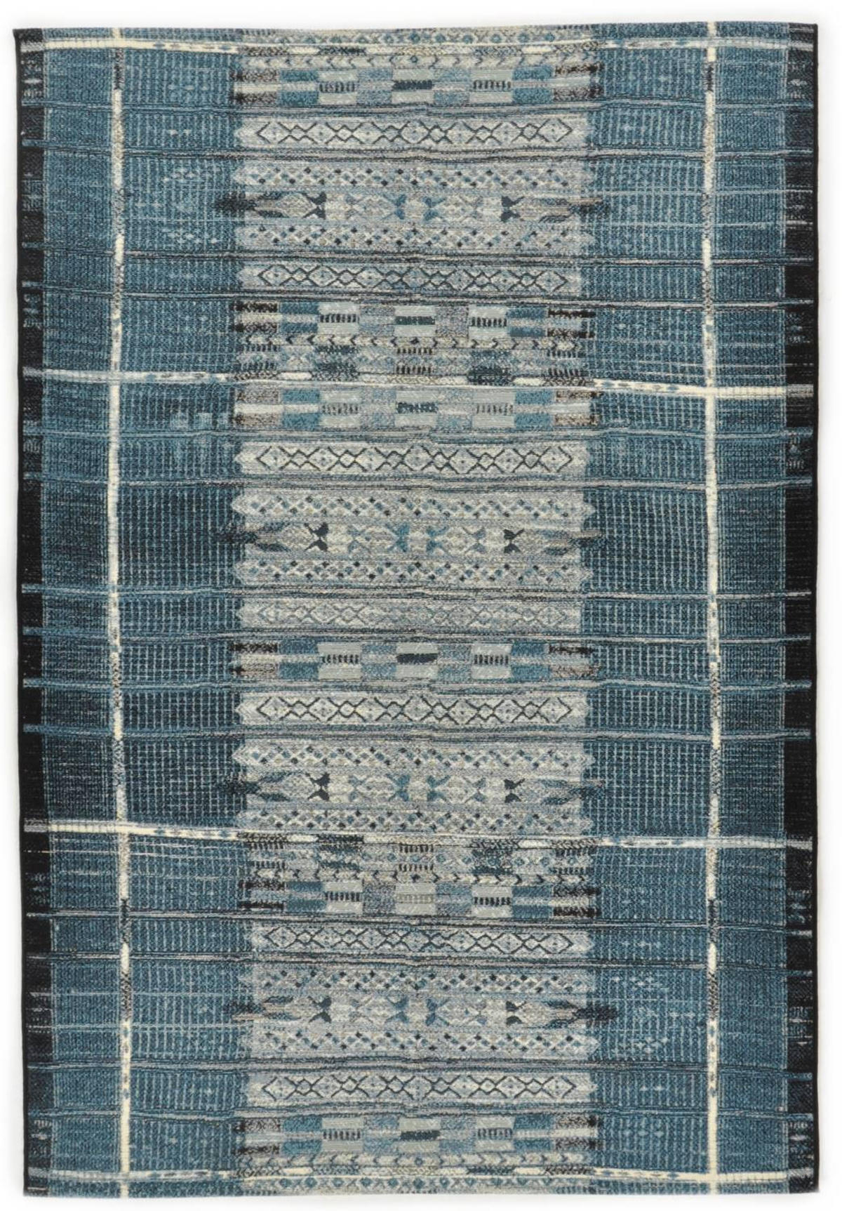 OUTDOORTEPPICH Aurora 60x100 cm - Blau, Textil (60/100cm) - Gino Falcone