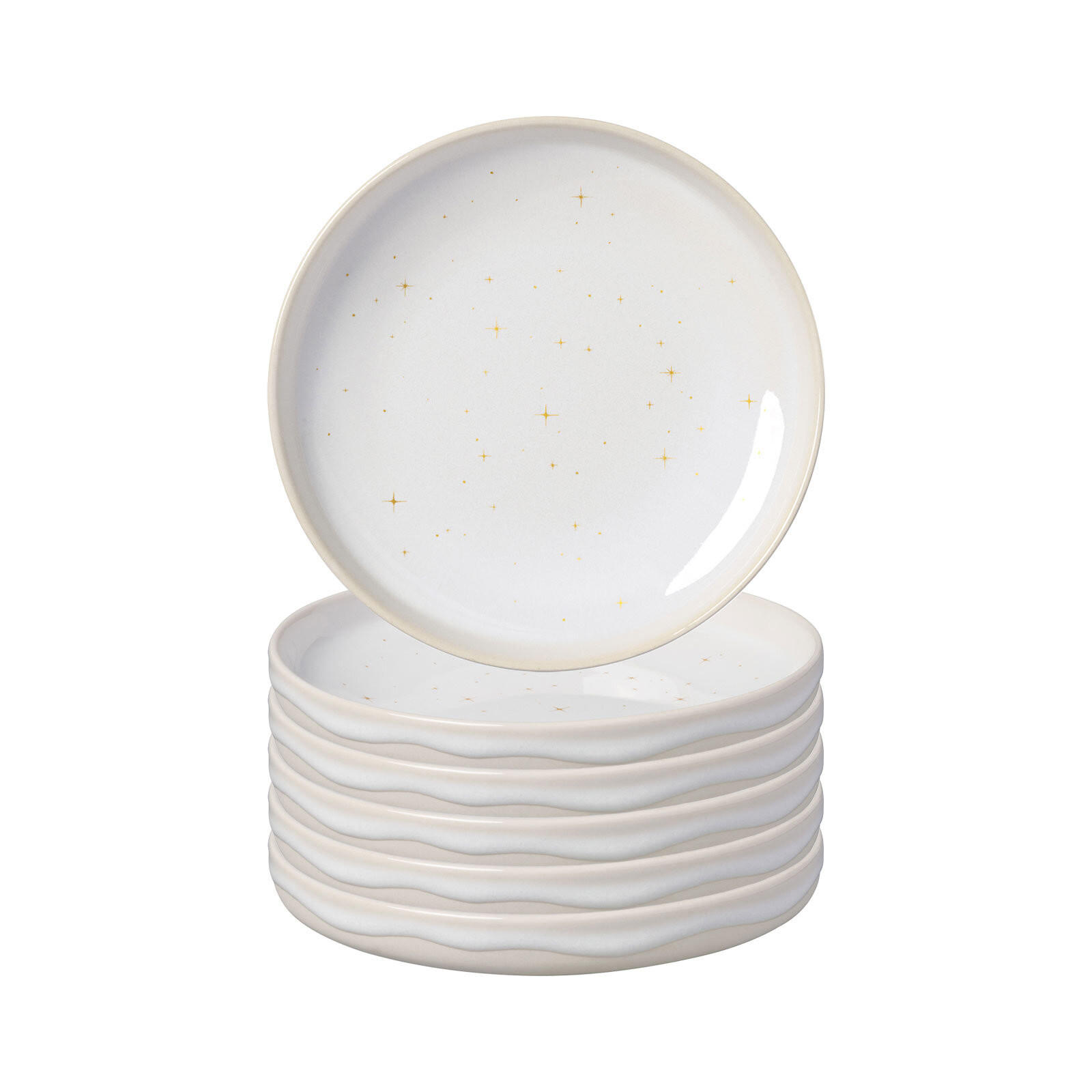 DESSERTSCHALEN Winter Glow beige ø 17 cm 6er Set - Beige, Keramik (17cm) - like.Villeroy & Boch