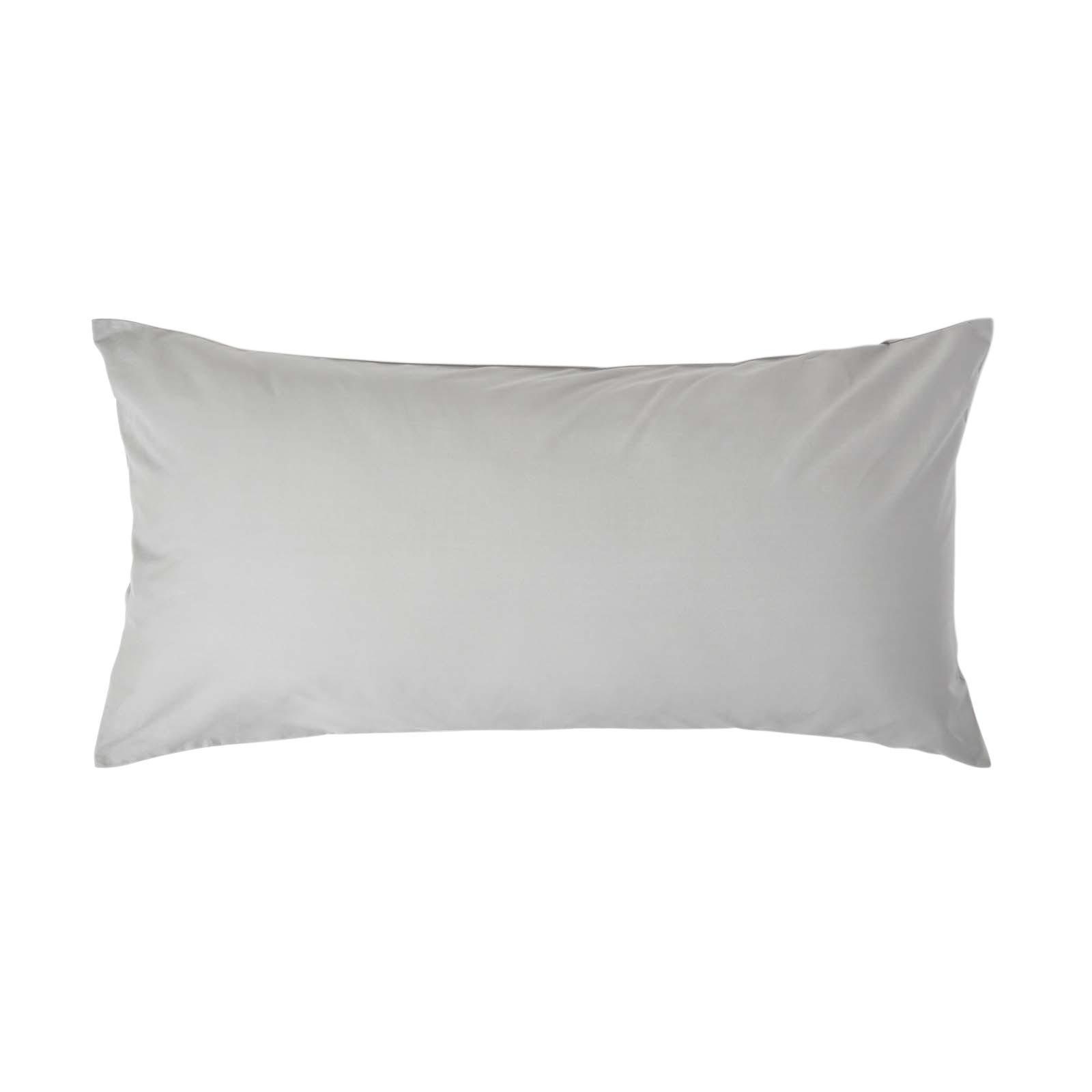KISSENBEZUG Perkal, Ägyptische Baumwolle, Fadendichte 200 - Grau, Textil (40/80cm) - Homescapes