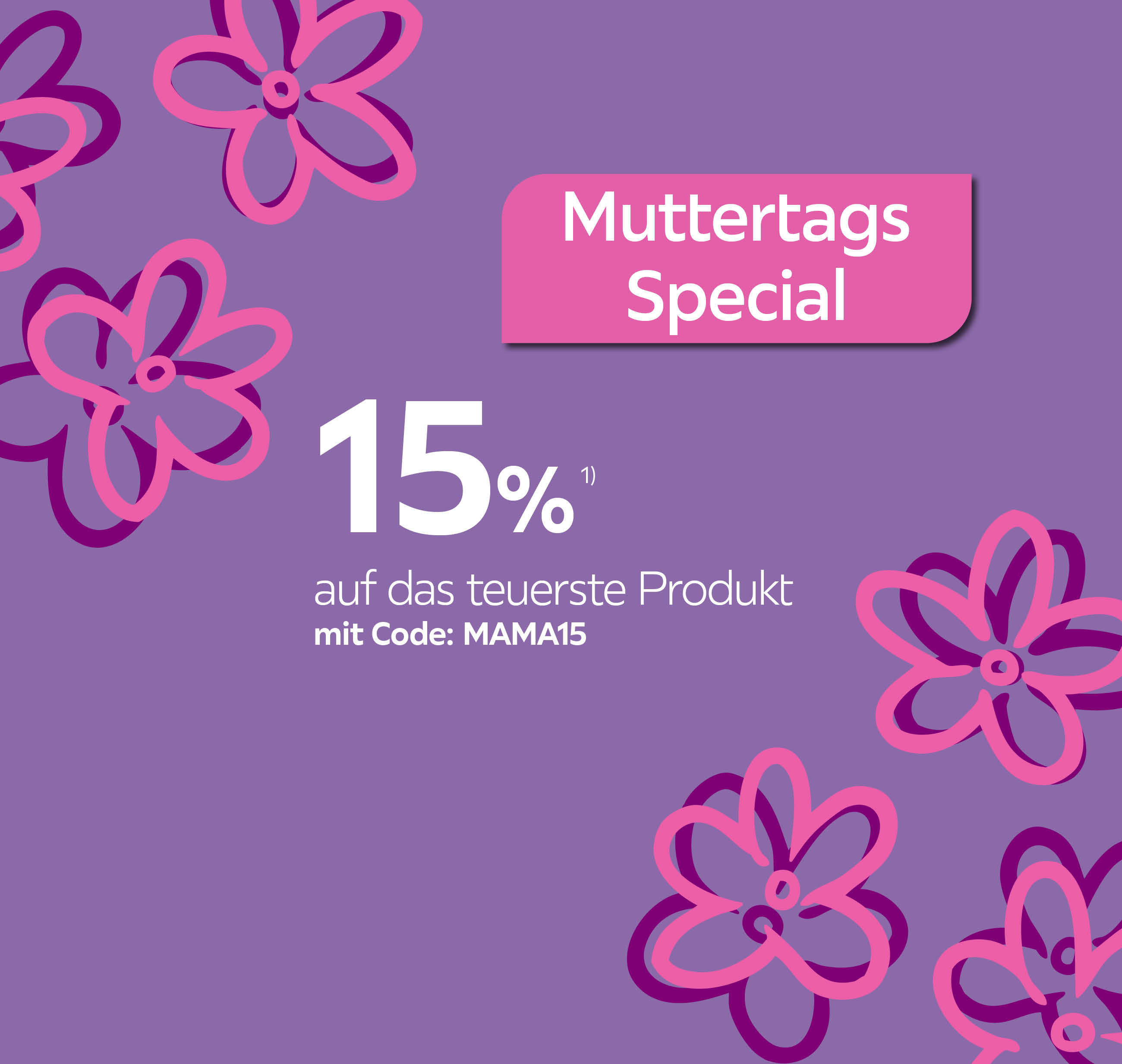 15% auf das teuerste Produkt