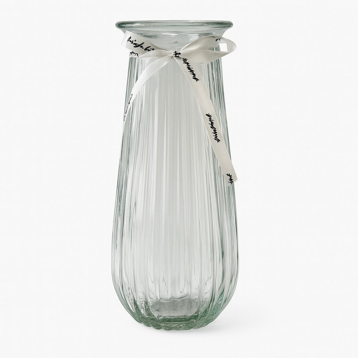 VASE Serenite Transparent 9,5x12xh29 cm Glas - Transparent, Glas (29cm) - Mondex