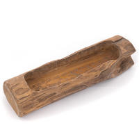 HOLZ-SCHALE Fiore 40 Teakholz naturfarben - Naturfarben, Holz (13cm) - DESIGN DELIGHTS