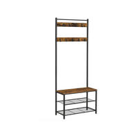 GARDEROBENSTÄNDER - Braun, Holzwerkstoff (32/32/70cm) - Hansiro