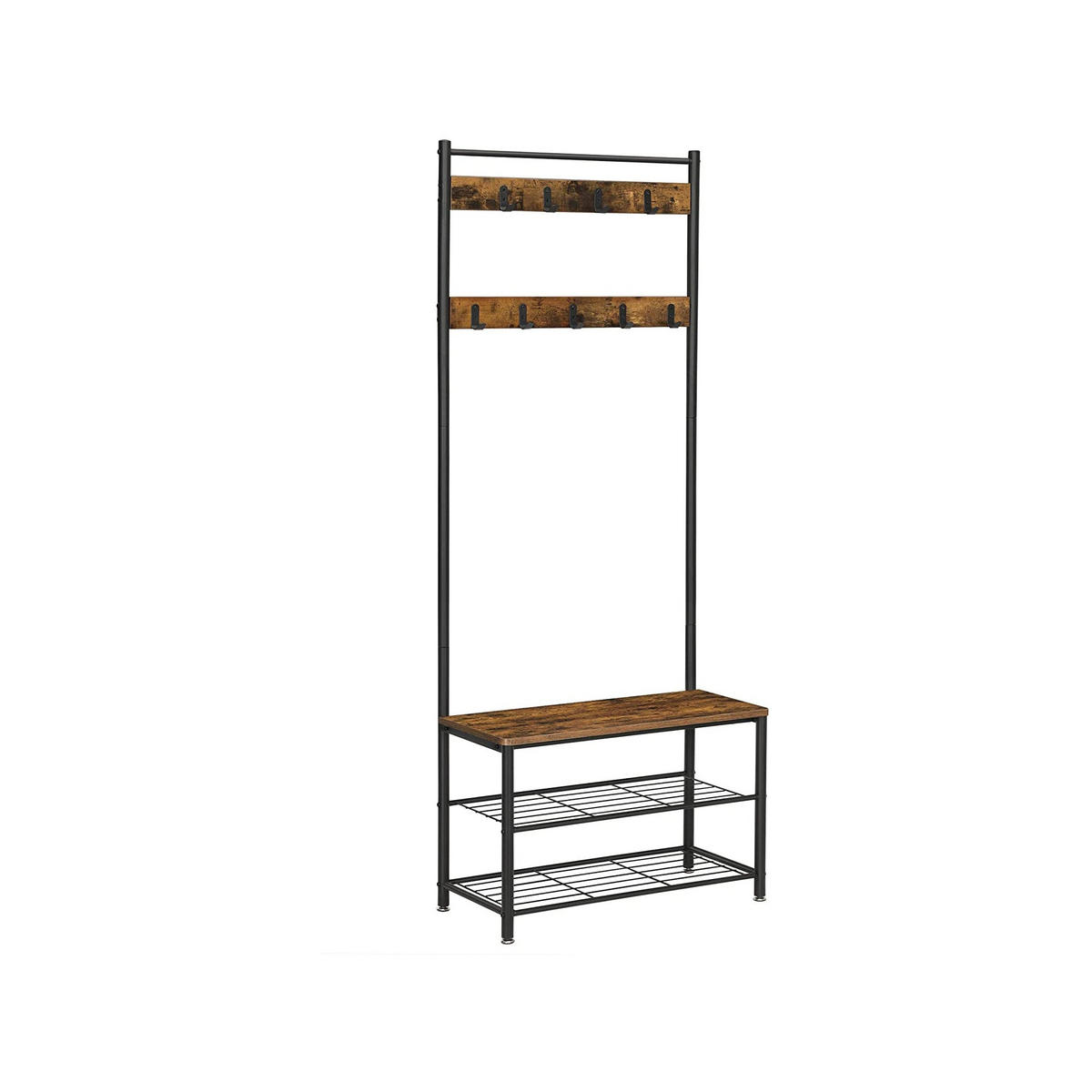 GARDEROBENSTÄNDER - Braun, Holzwerkstoff (32/32/70cm) - Hansiro