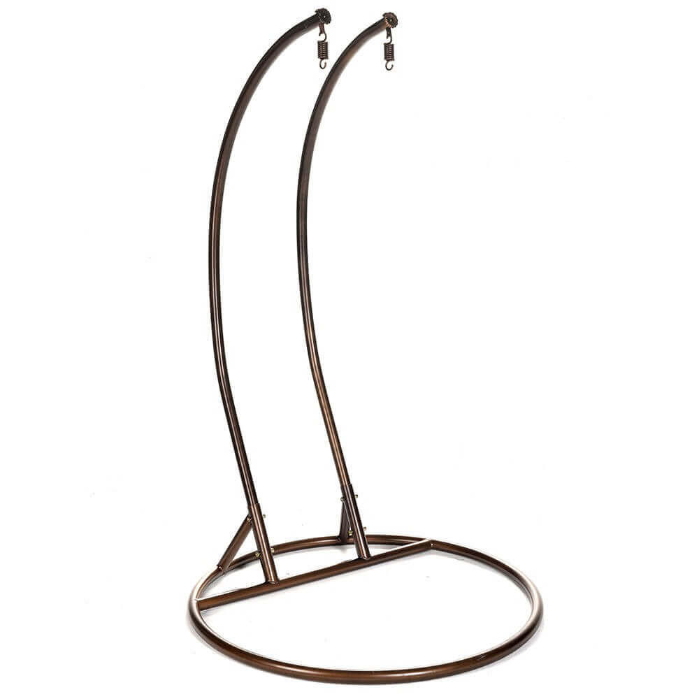 GESTELL für Polyrattan Hängesessel TORUS - Schwarz, Metall (120/195/120cm) - Home Deluxe
