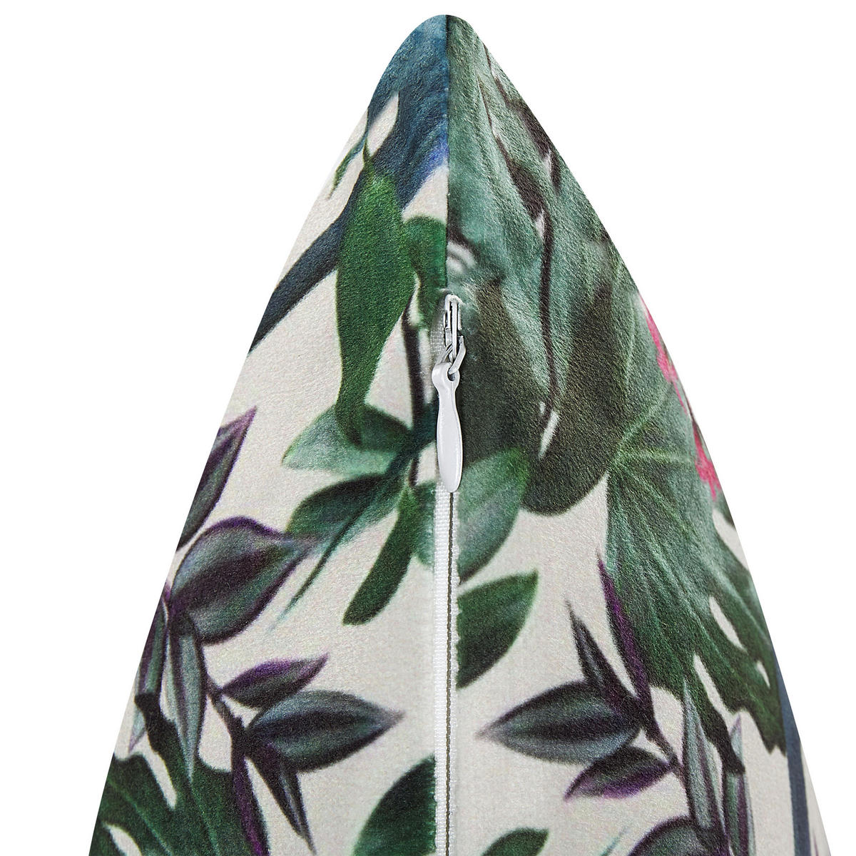 DEKOKISSEN Grün 45/45 cm Gasteria - Grün, Textil (45/45cm) - Beliani