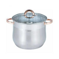 TOPF Silber 24/24/20 cm KB7793 - Silberfarben, Metall (24cm) - Klausberg 