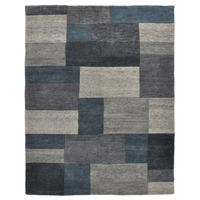 WOLLTEPPICH Dalas 250x350 cm - Anthrazit, Textil (250/350cm) - THEKO