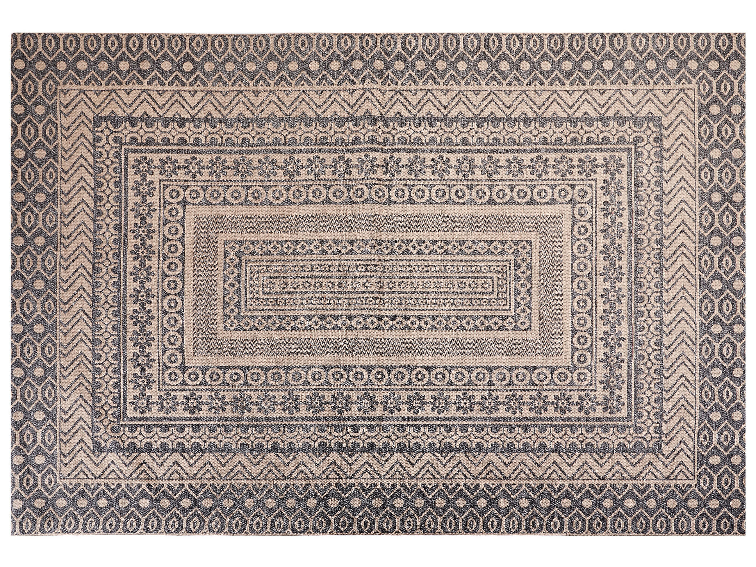 KURZFLOR-TEPPICH Baglar 230/160 cm - Beige, Naturmaterialien (160/230cm) - Beliani