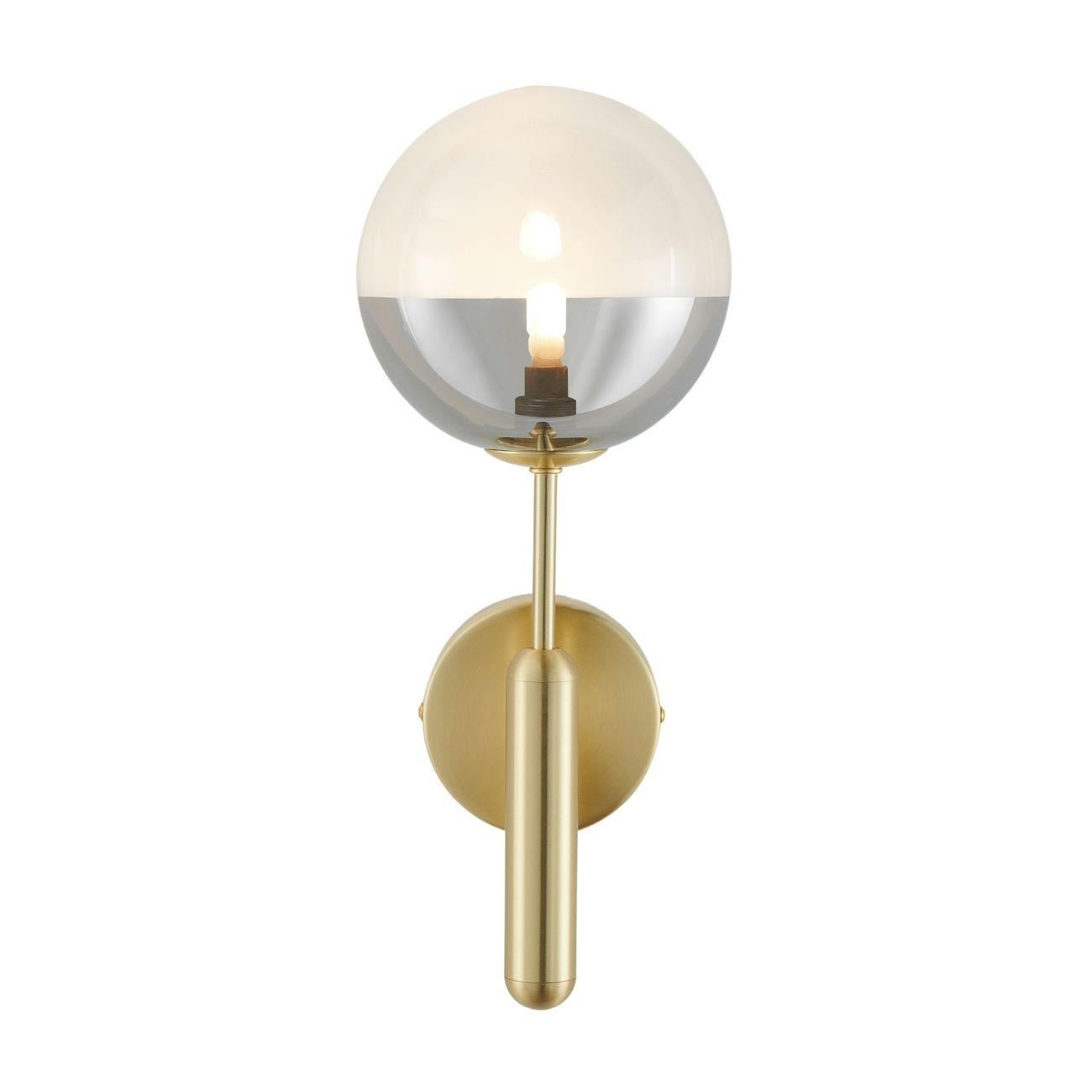 WANDLEUCHTE Armela, Gold / Messing, 33cm - Goldfarben, Glas (15/33/20cm) - KOSILUM