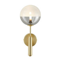 WANDLEUCHTE Armela, Gold / Messing, 33cm - Goldfarben, Glas (15/33/20cm) - KOSILUM