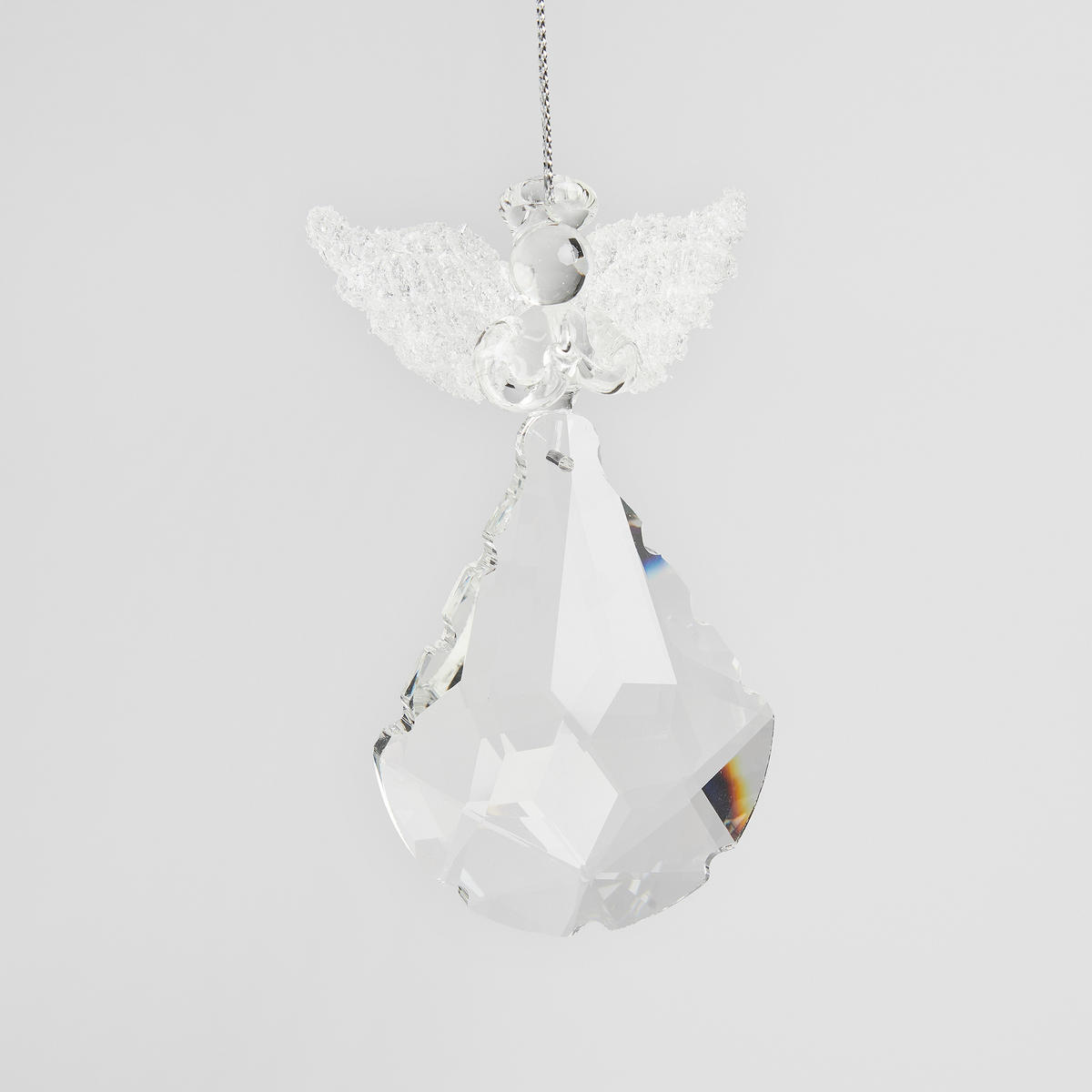 WEIHNACHTSDEKO Hängend ANHELO, 7 x 10,5 cm, Transparent, Christbaumschmuck, Weihnachtsbaumdekoration, Christmas, Xmas - Transparent, Glas (7/3/10.5cm) - home&you