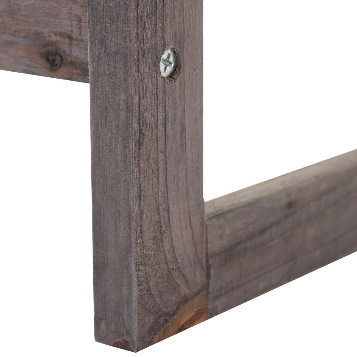 WEINREGAL Braun - Braun, Holz (41/26/24cm) - MCW
