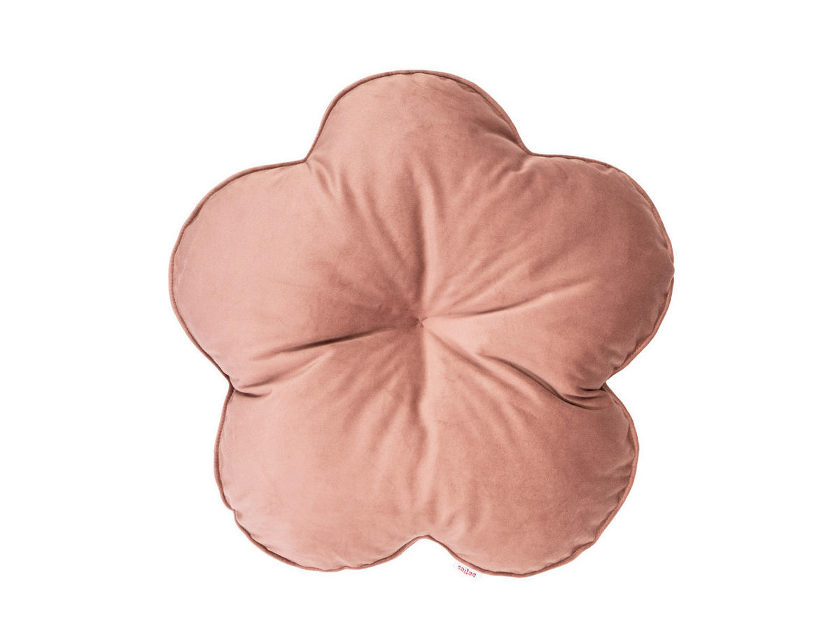 KISSEN-BLUME Samt&Sonders altrosa 50 cm Ø - Altrosa, Textil (50cm) - beties Heimtextil