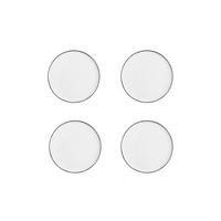 TELLER Pure Ø21,5cm - 4er-Set - Schneeweiß - Weiß, Keramik (21.5cm) - Björn