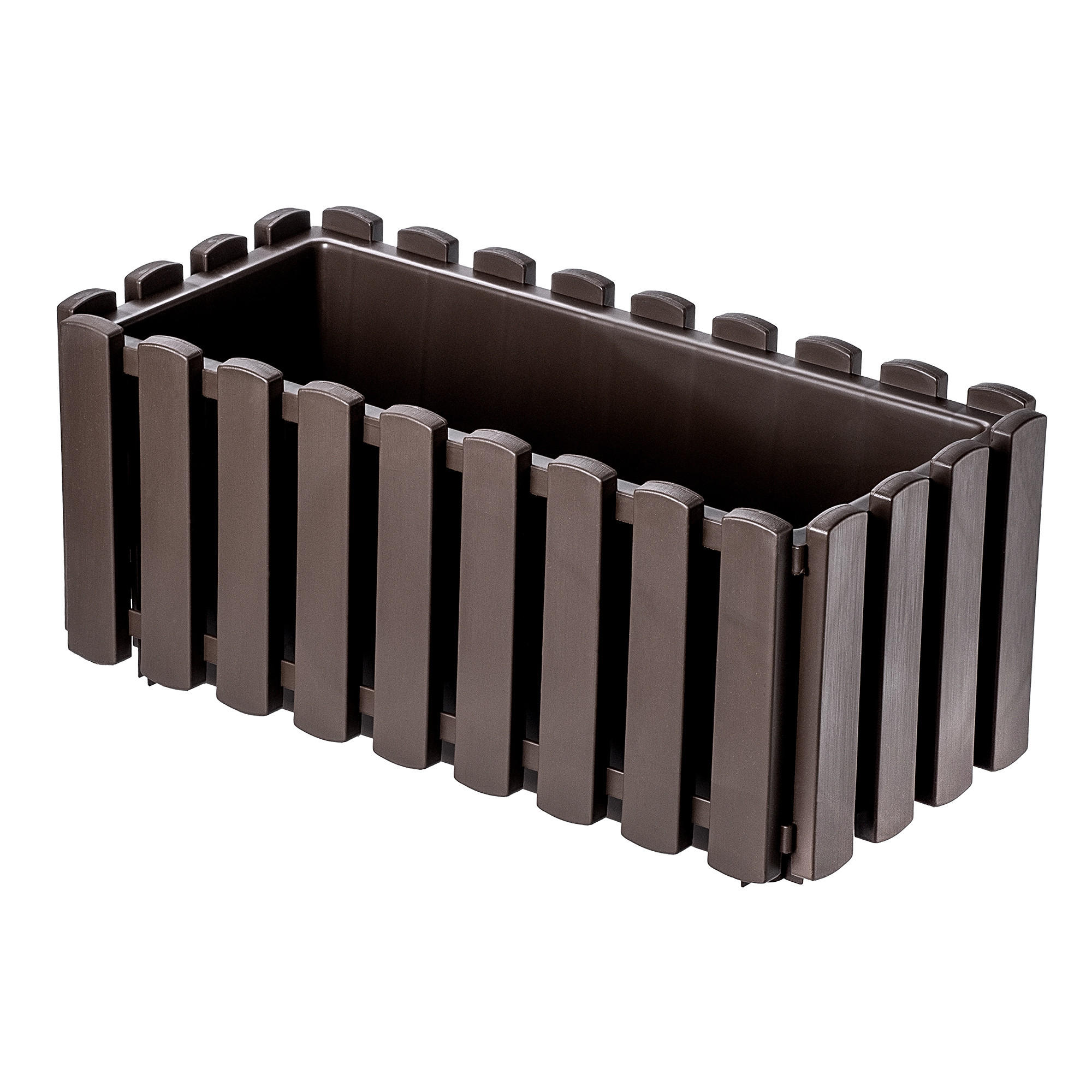 BALKONKASTEN 40 cm, Braun - Braun, Kunststoff (18/38cm) - KADAX