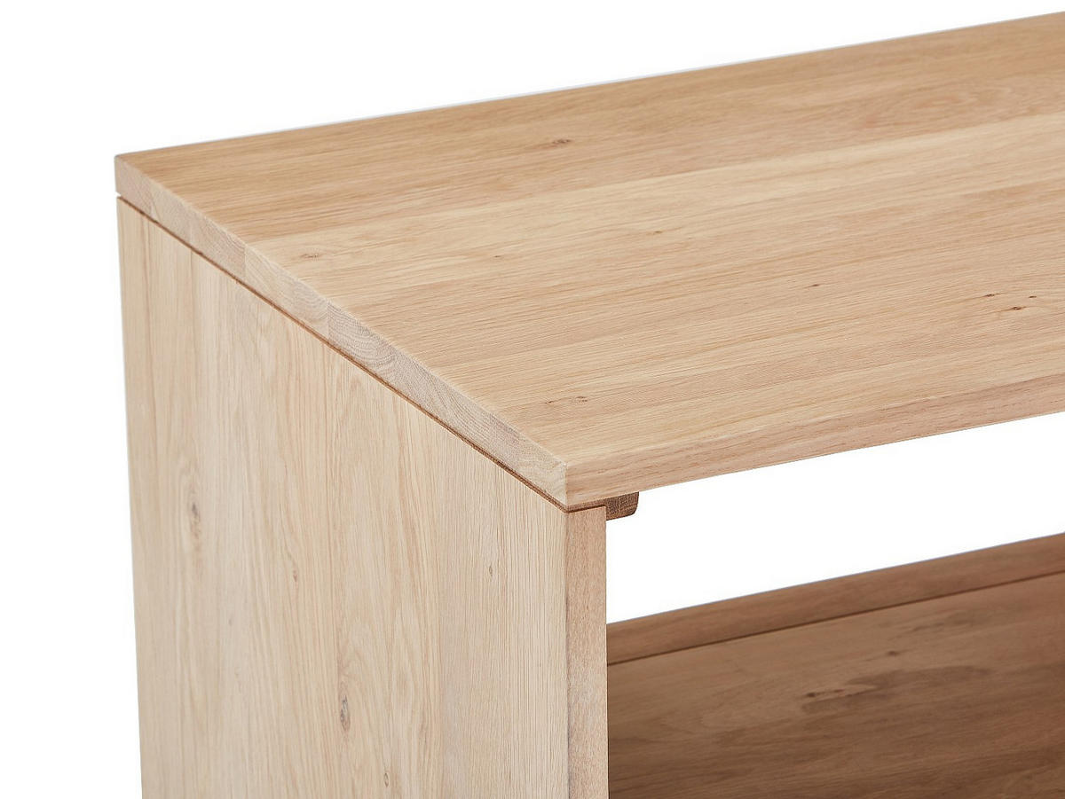 WASCHBECKENUNTERSCHRANK - 60cm x 50cm - Eiche - naturfarben hell - CAVIZO - Naturfarben, Holz (60/78/50cm) - Vente-Unique