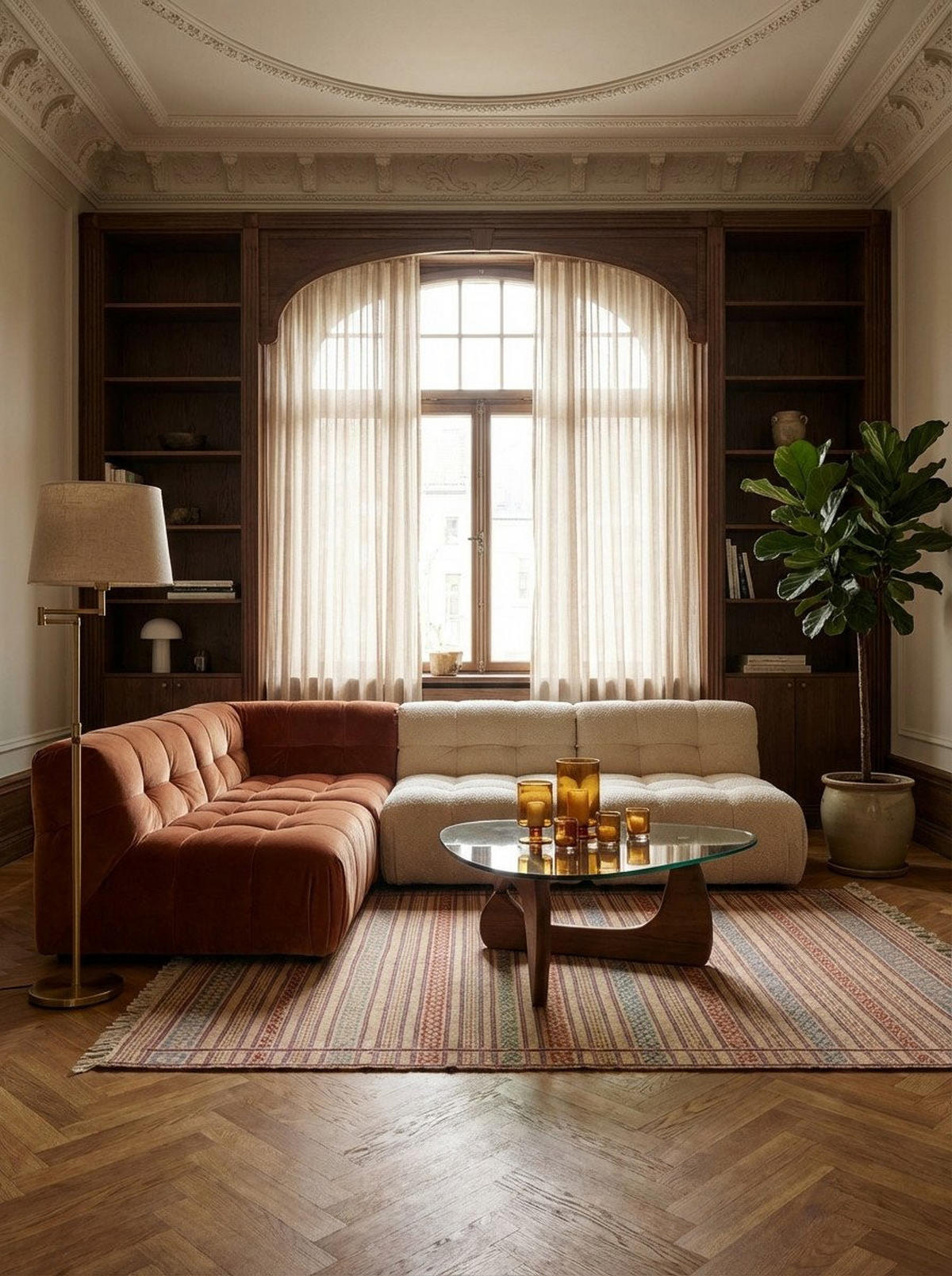 HANDWEBTEPPICH Kelim Kordi Beige 245/171 cm Schurwolle - Beige, Textil (171/245cm) - Looma