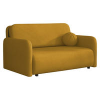 SCHLAFSOFA Viva Sun III - Gelb/Schwarz, Holz/Textil (150/85/103cm) - MIRJAN24