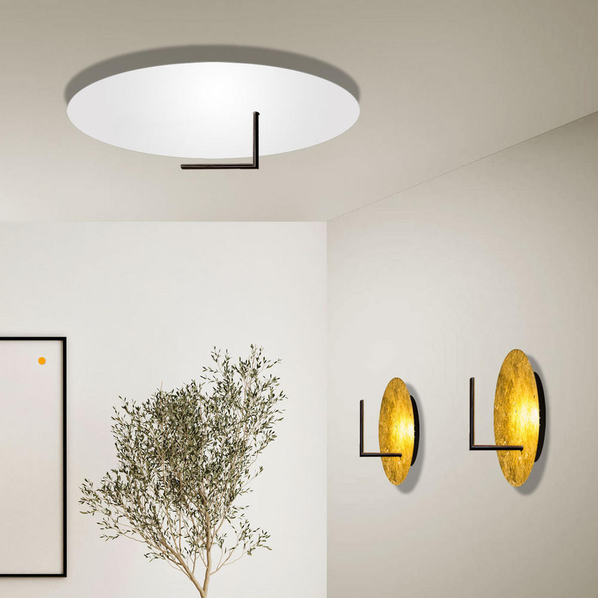 LED-WAND-/DECKENLAMPE Edge Weiß 62x62cm - Weiß, Metall (62/62/16cm) - s.luce