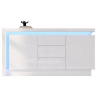 SIDEBOARD Weiß 140/35/72 cm - Weiß, Holzwerkstoff (140/72/35cm) - PANGIVO