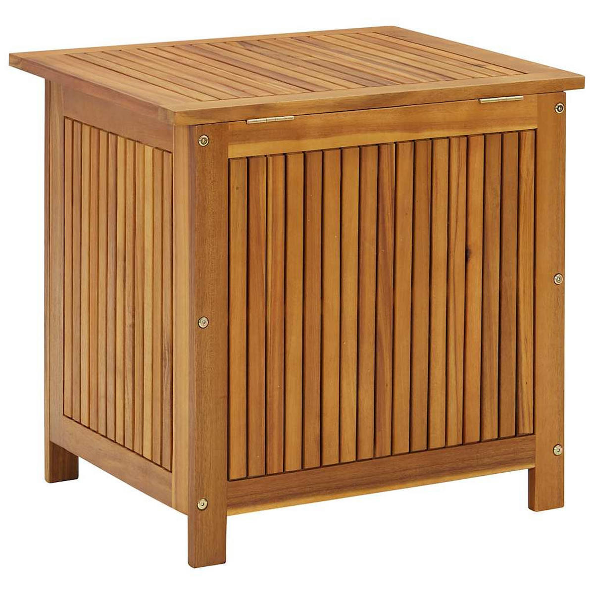 GARTENBOX mit wasserfester Innentasche, 60/50/58 cm, aus Massivholz Akazie - Braun, Holz (60/58/50cm) - vidaXL